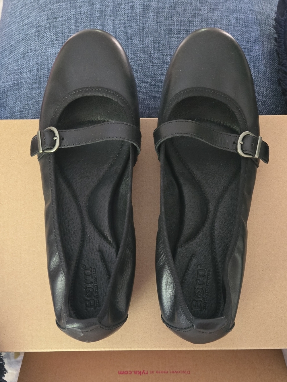 Born Curlew Leather Mary Jane Flats